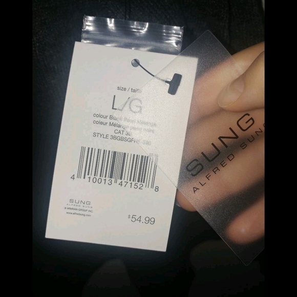 COPY - New Alfred Sung oversized knit grey sweater - Picture 2 of 5